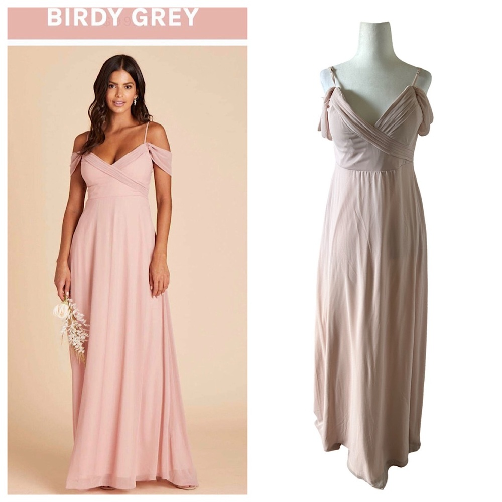 Birdy Grey Women's Pink Off-Shoulder Dress
